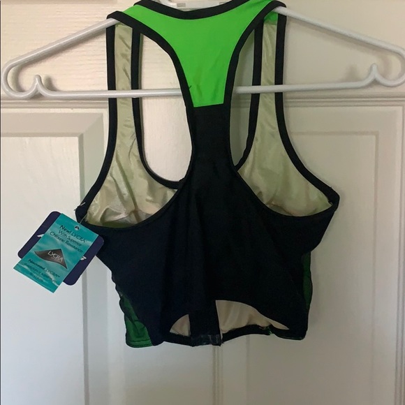 Roots Lime Green Swim Top - Picture 2 of 2